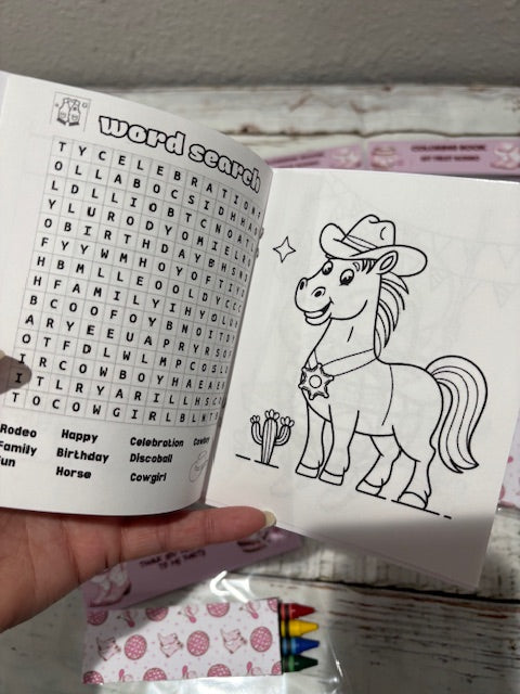 My First Rodeo coloring books