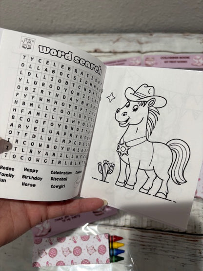 My First Rodeo coloring books