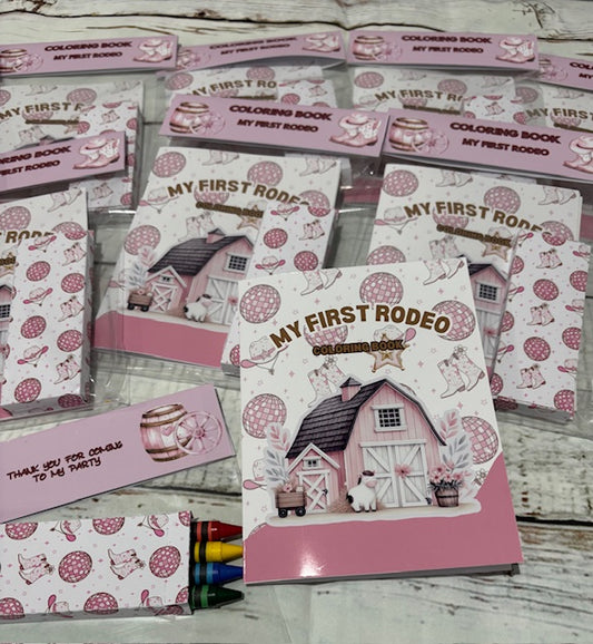 My First Rodeo coloring books